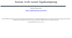 Desktop Screenshot of ligakampung.com